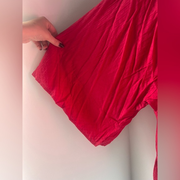 AVENUE Red Tunic Dobby Popover NWT Size 22/24 or 2X - Picture 10 of 16